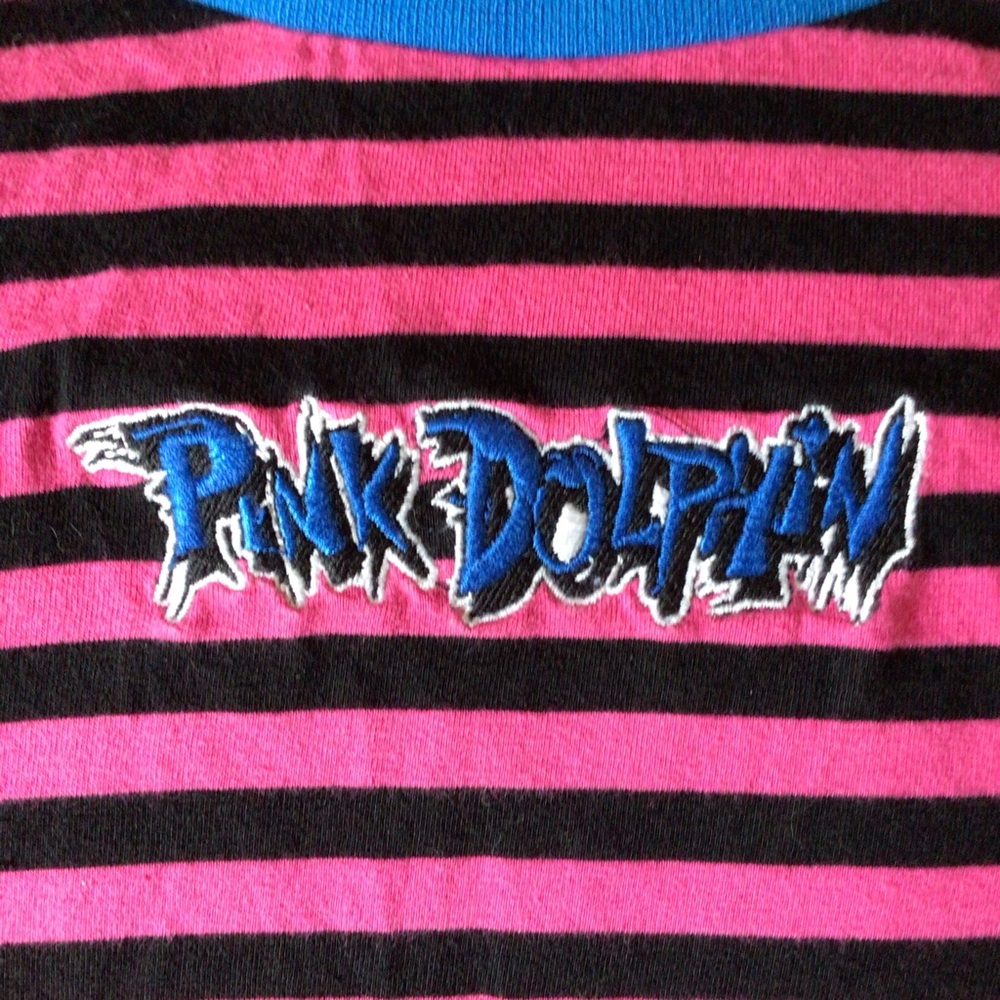 Pink Dolphin striped tee